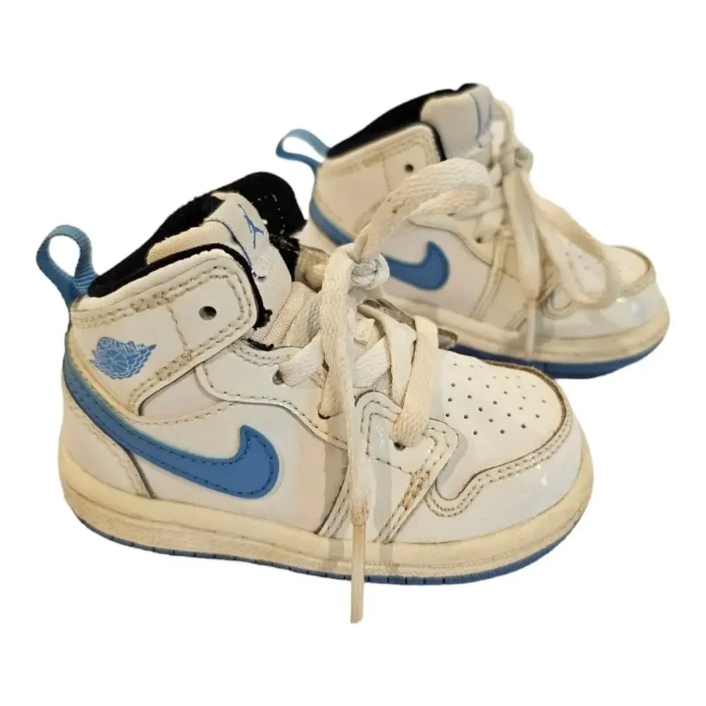 Nike Air Jordan 1 Sky Blue Retro High Top Sneakers Size US 4C Kids